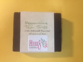 Peppermint Tea Tree with Activated Charcoal Soap